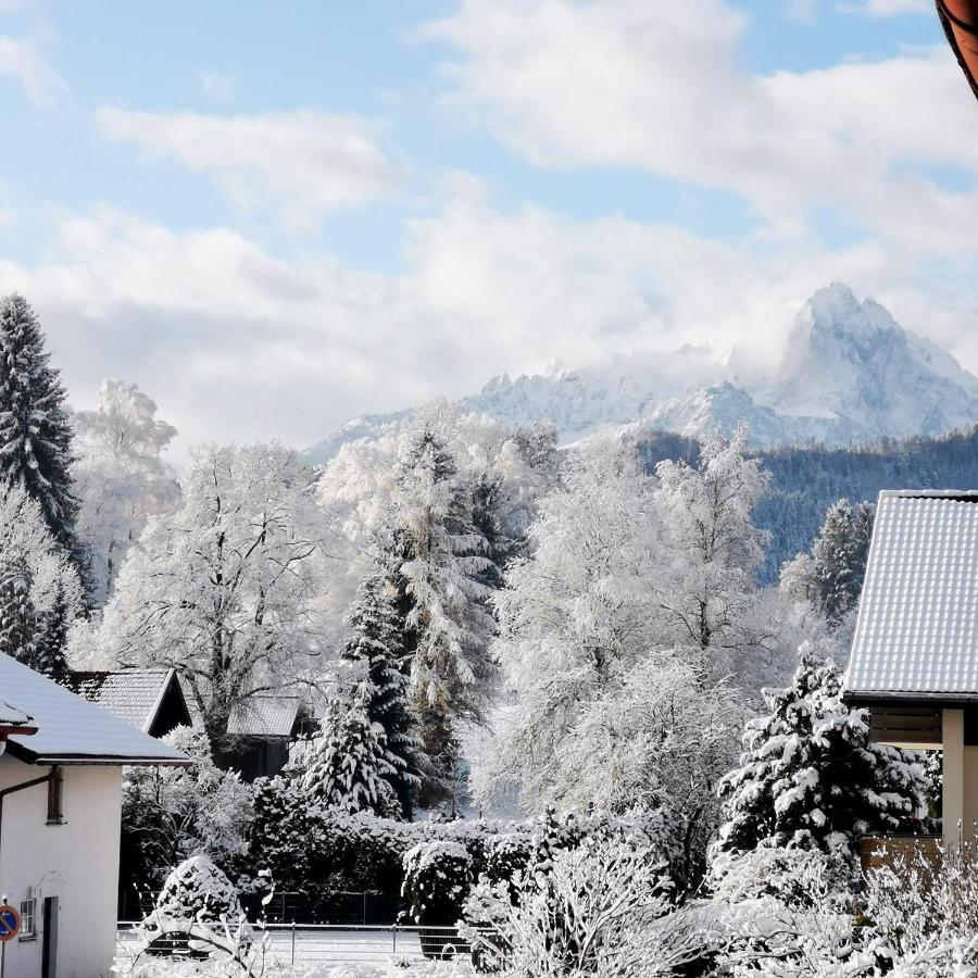Ludwigslust - Ferienappartement Mit Bergblick 施万高 外观 照片